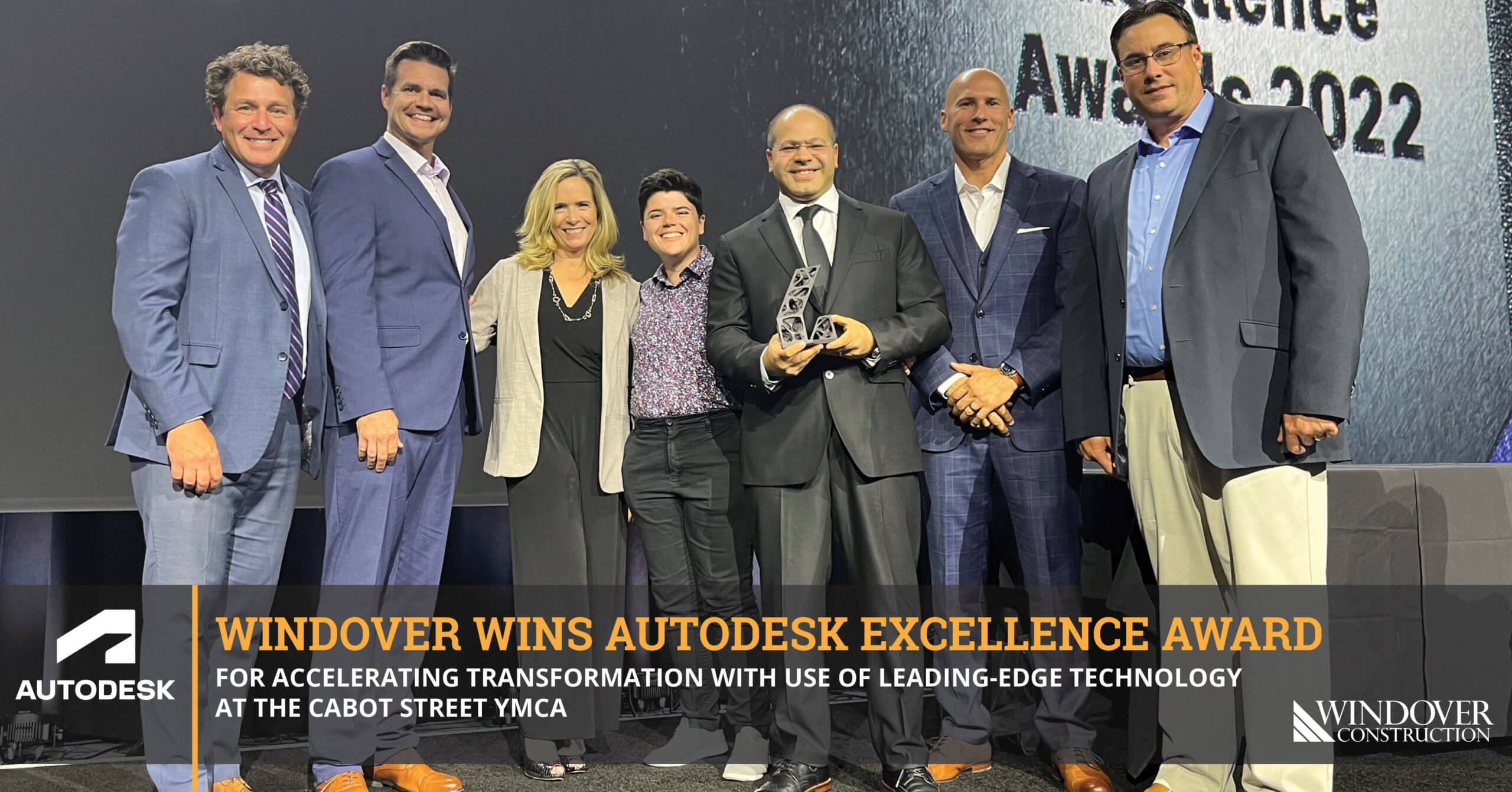 Windover Construction Wins Autodesk Excellence Award, Recognized for 2nd Time as a Global Leader in Construction Innovation