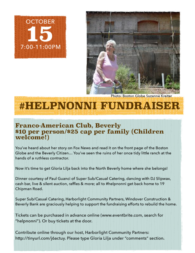 #HelpNonni Event